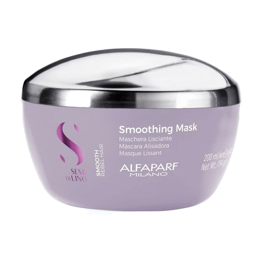 Розгладжувальна маска для волосся Alfaparf Semi Di Lino Smooth Smoothing Mask, 200 мл